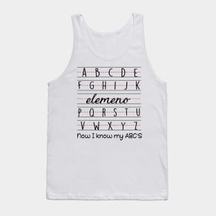 abc alphabet teacher Tank Top